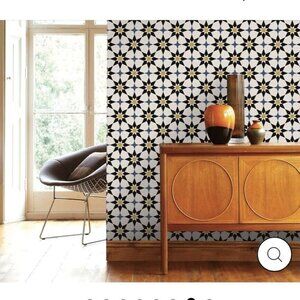 Lot of 2 Tempaper Soleil Peel & Stick Wallpaper Roll Moroccan Spice 20.5” X 16.5